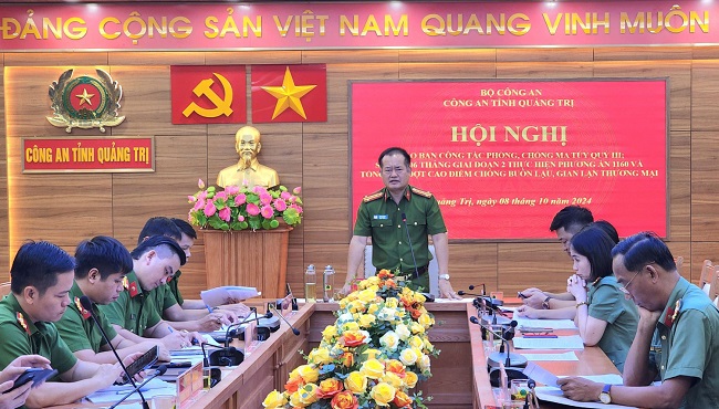 Công an Quảng Trị: Giao ban công tác phòng, chống ma túy, buôn lậu, gian lận thương mại qua khu vực biên giới